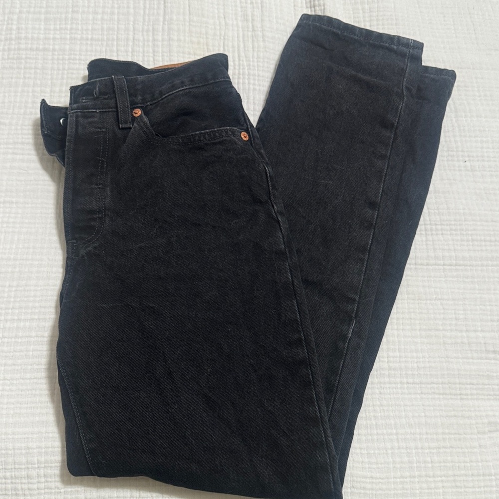 Levi's 501 Women's High Rise Black Jeans